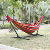 Heavy Duty Hammock w/ Steel Stand Outdoor Patio Garden Lounger Swing Chair Seat