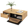 Modern Coffee End Table Wooden Storage Drawer Shelf Living Room Furniture QH