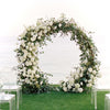 98.4inch Double Ring Circle Wedding Stand Photography Backdrop Floral Arch Frame