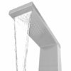 Bathroom Shower Thermostatic Shower Panel Column Tower With Body Jets Twin Head