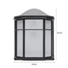 Vintage Coach Lantern Wall Light Outdoor Frosted Glass Bevel Garden Retro Lamp