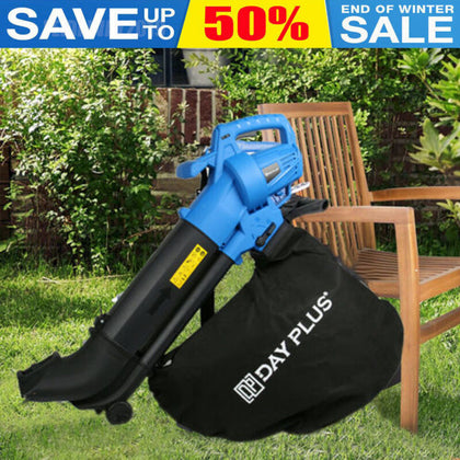 Electric Leaf Blower Shredder Powerful Motor for Lawn Clean Leaves Dust Garage