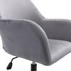 Adjustable Computer Desk Chair Velvet Padded Swivel Armchair Home Office Study