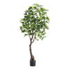Large Artificial Tree w/ Pot Realistic Fake Tropical Plant Indoor Outdoor Decor
