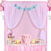 White / Pink Tulle Backdrop Curtain Photo Booth Wall Wedding Party Background De