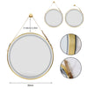 32" Round LED Illuminated Bathroom Mirror Demister Anti-fog HD Glass Makeup