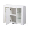 High Gloss Modern LED Display Cabinet Sideboard Buffet Cupboard TV Unit Stand UK