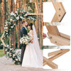 Stable Hexagon Wood Wedding Arch Frame Backdrop Stand Garden Party Rustic Style