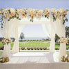 10FTx10FT DIY Wedding Backdrop Stand Flower Display Frame Background Arch Canopy