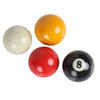 2" red and yellow pool balls set - quality competition / match balls for pool uk