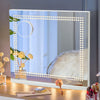 Hollywood Cosmetic Mirror LED Light MakeUp Vanity Shaving Bath Round/Rectangular