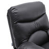 High Back Velvet Tub Armchair Leather Recliner Padded Lounge Chair Sleeping Sofa