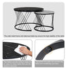 Nesting Tables Round Set Of 2 Coffee Tables Side Table End Table for Living Room