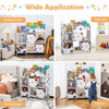 Kids Toy and Book Organizer Wooden Children Storage Display Cabinet Bookshelf