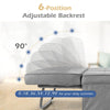 4-in-1 Convertible Sofa Bed Folding Ottoman Sleeper Space Saving Couch Lounger
