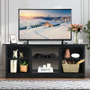 TV Stand for TVs up to 65 Inches Wooden Modern TV Console Table W/6 Open Storage