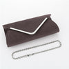 Plain Suede Wedding Party Prom Women and Women Evening Clutch Handbag