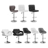 1/2/4/6x Bar Stools Gas Lift Swivel Faux Leather Kitchen Breakfast Counter Salon