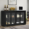 Kitchen Storage Sideboard Dining Buffet Server Cabinet Cupboard W/ Sliding Door