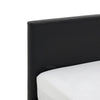 Faux Leather Bed Frame LED Double King Size Bed 4FT6 5FT Black or Off-White