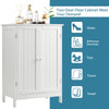 Bathroom Cabinet Tall Floor Storage Cabinet Freestanding w/Open Shelve Cupboard