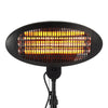 2KW Free Standing Electric Quartz Patio Heater Outdoor Garden Waterproof Heating