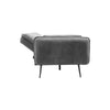 Upholstered 3 Seater Small Sofa Bed Settee Couch Recliner Sofabed Sleeper Beds