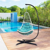 Heavy Duty Outdoor Lounger Sun Hammock Chair Garden Swing C Stand Frame & Canopy