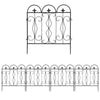 5 Reusable Decorative Garden Fence 24x25inch Coated Metal Wire Fencing Yard Path