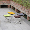 Folding Leisure Lazy Lounger with Footstool Set Outdoor Garden Padded Seat Chair