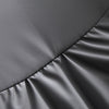 Set of 2 Faux Leather/Suede Dining Chairs Metal Legs Reception Restaurant Chair