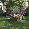 2-Person Hammock with Premium Canvas & 200KG Capacity Metal Stand Hammock Garden