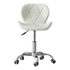 Faux Leather Computer Desk Office Chair Lift Swivel Small Adjustable Chrome Legs