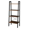 4 Tier Metal Ladder Shelf Display Shelving Rack Plant Stand Storage Corner Unit
