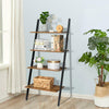 Ladder Shelf 4 Tier Leaning Storage Bookcase Display Unit
