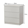 Wood Bedside Table Cabinet Chest Of Drawer Bedroom Nightstand 2/3 Drawer Modern