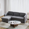 Corner Sofa Bed Pull-Out Sleeper Bed L-Shape Sofa Left/Right Hand Chaise Storage