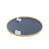 Modern Metal Frame Oval Wall Mirror Glass Bathroom Vanity Make-up Bathroom Gold