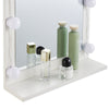 Mirrored Bathroom Cabinet LED White 1/2/3 Doors Mounted Cupboard Wall Mounted