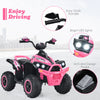 Kids Electric Ride on ATV Children 12V Battery Powered Quad Bike with LED Lights