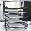 Office Filing Trays Holder A4 Document Letter Paper Storage 5 Tiers Post In Out