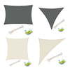 Outdoor Sun Shade Sail Patio Suncreen UV Protected Awning Garden PES Sun Canopy