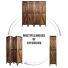 4 Panel Room Divider Wooden Screen Wall Folding Room Partition Separator Privacy