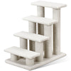 4-Step Pet Stairs for Cats and Dogs Carpeted Cat Scratching Post Pet Ramp