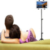 Indoor Outdoor Portable 360° Rotation Tablet Tripod Floor Stand with Carry Bag