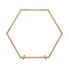 Stable Hexagon Wood Wedding Arch Frame Backdrop Stand Garden Party Rustic Style
