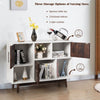 Wooden Storage Cabinet Modern Buffet Sideboard Cupboard Home TV Console Center