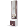 Dressing Table With Drawer Mirror Shelf Bedroom Tall Standing Makeup Desk Vanity