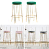 2 Bar Stools Metal Frame Breakfast Chair Kitchen High Counter Seat Pub Restauran