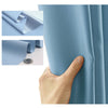 Heavy Thick Thermal Blackout Curtains Eyelet Ring Top Ready Made Curtains Pair